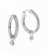 Pendiente Diamonfire de Plata en Aro