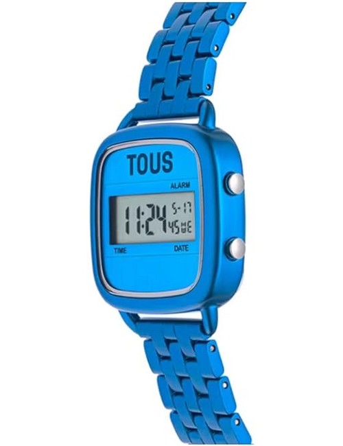 Reloj D-Logo Aluminio Azul, Brazalete