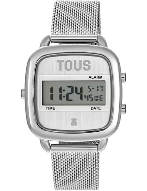 Reloj Digital con Brazalete de Acero D-Logo New