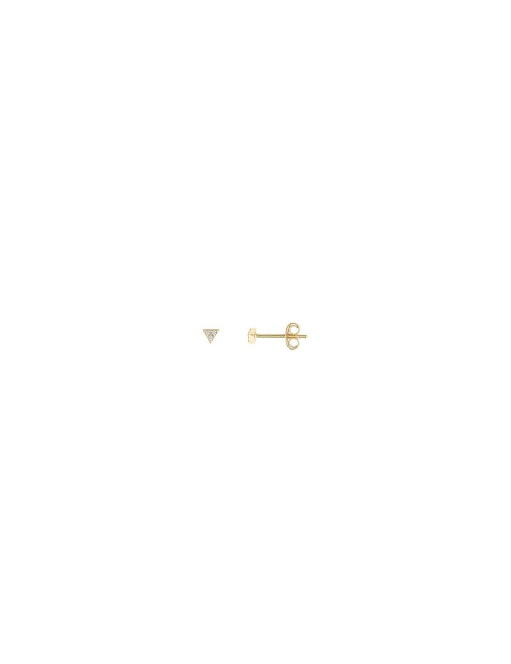 Pendientes Plata Rodio Punto de Luz