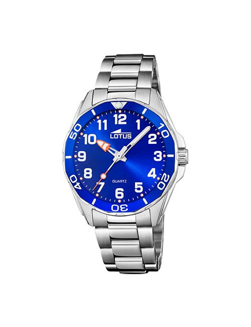 Reloj Cadete Esf Azul Cadena Acero