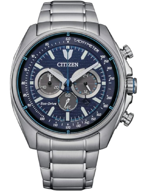 Reloj Eco Drive Ss Cronografo Acero