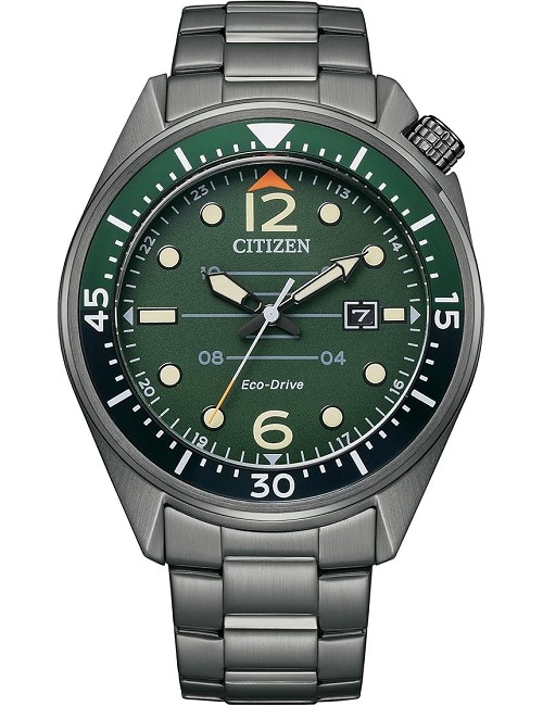 Reloj Citizen Eco-Drive Ss Ip Grey Analógico