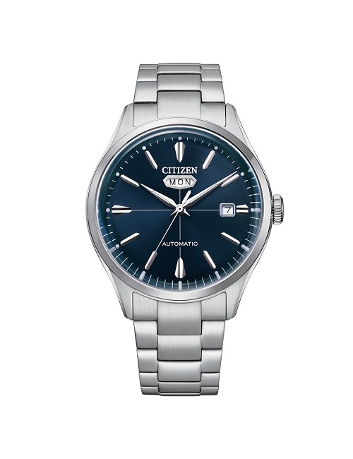 Reloj Caballero Esf Azul Automático Acero