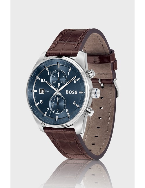 Reloj Esf Beig Hugo Boss Correa Piel