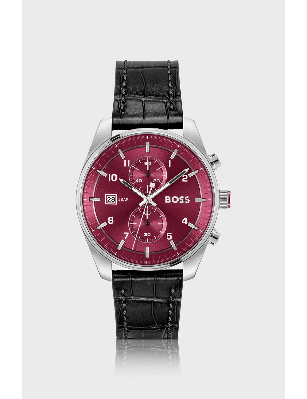 Reloj Hugo Boss Esf Azul Cadena Acero Caballero