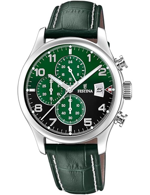 Festina Cab. Crono Ace. Cor. Esf. Verd.