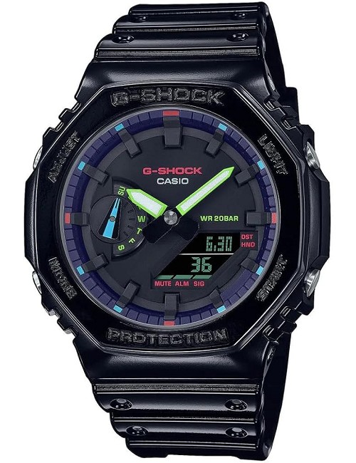 Reloj G-Shock Esfera Multi Color Correa Brillo