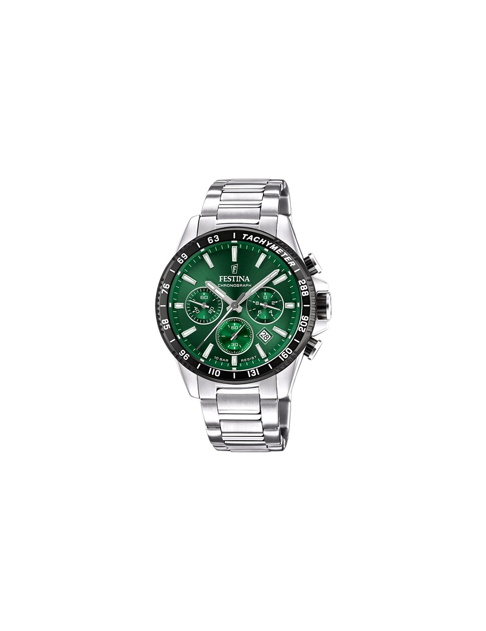 Festina Cab. Crono Ace. Esf. Verd.