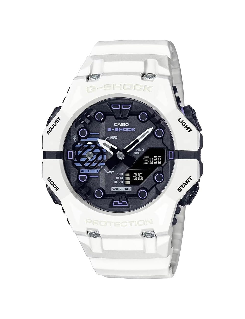 Reloj Casio G-Shock Color Blanco Esf Negra