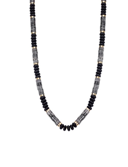 Collar Caballero Negro/Grana