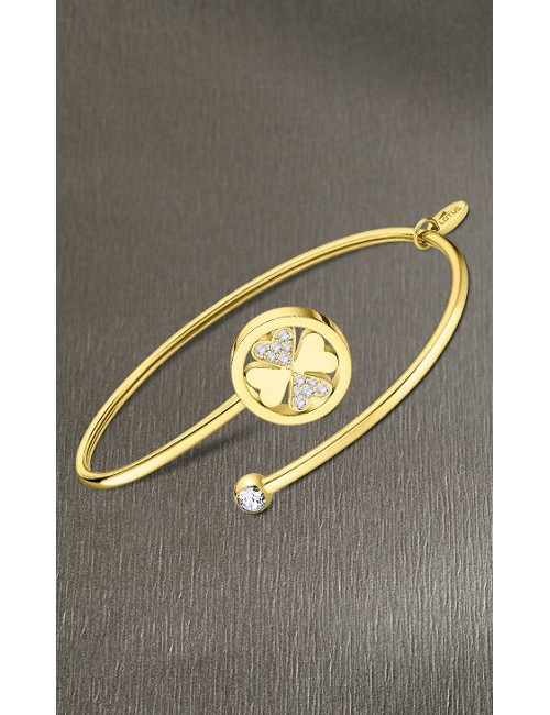 Pulsera Señora Trebol Chapada
