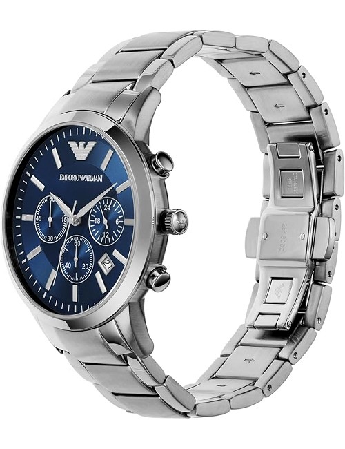 Reloj Caballero Acero Inox Esfera Azul m