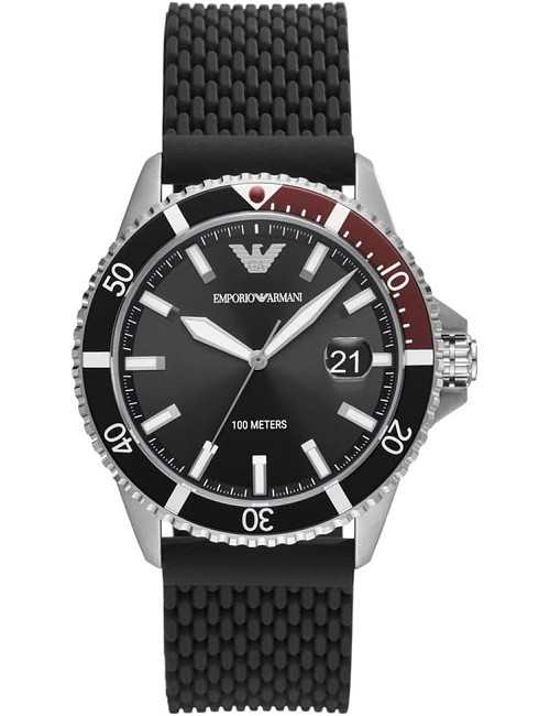 Reloj Caballero Correa Silicona Bisel Ro