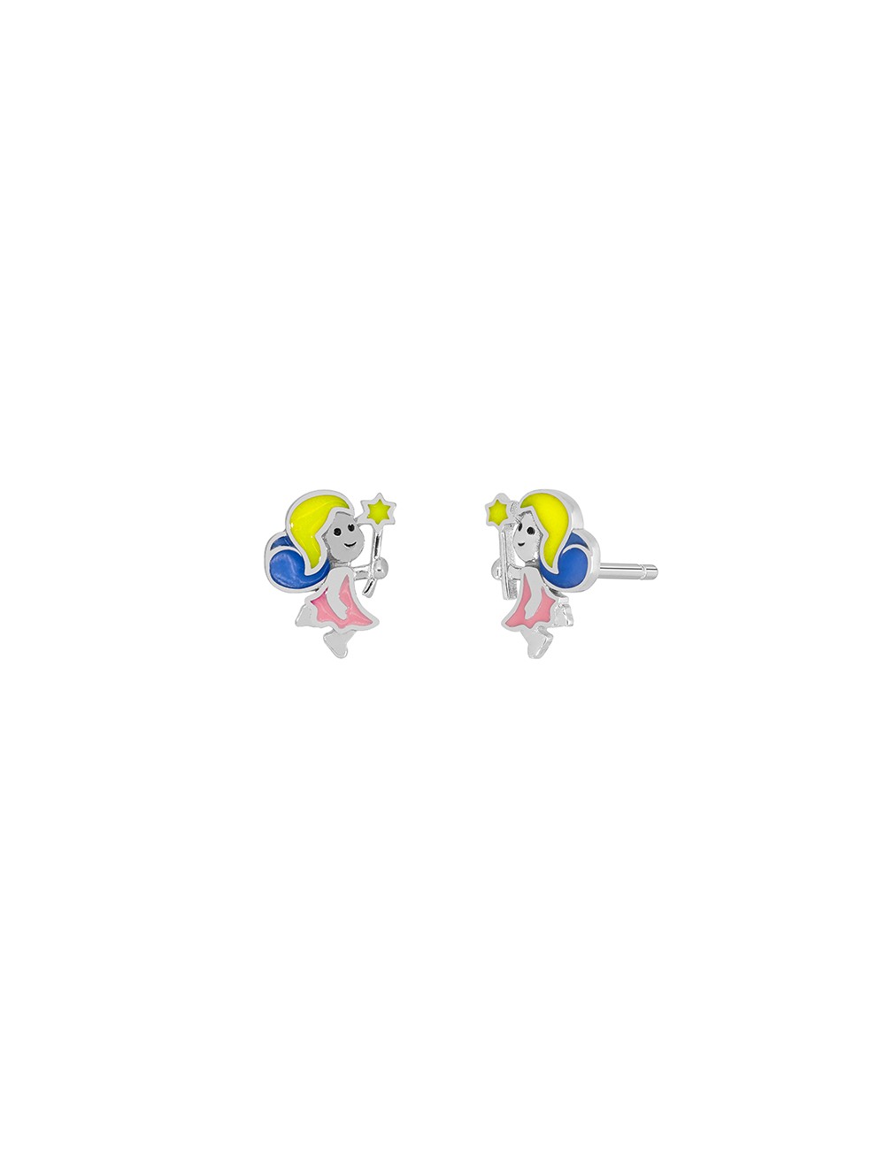 Marea Plata 925 Pendientes Girls Otoño