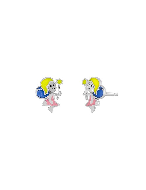 Marea Plata 925 Pendientes Girls Otoño
