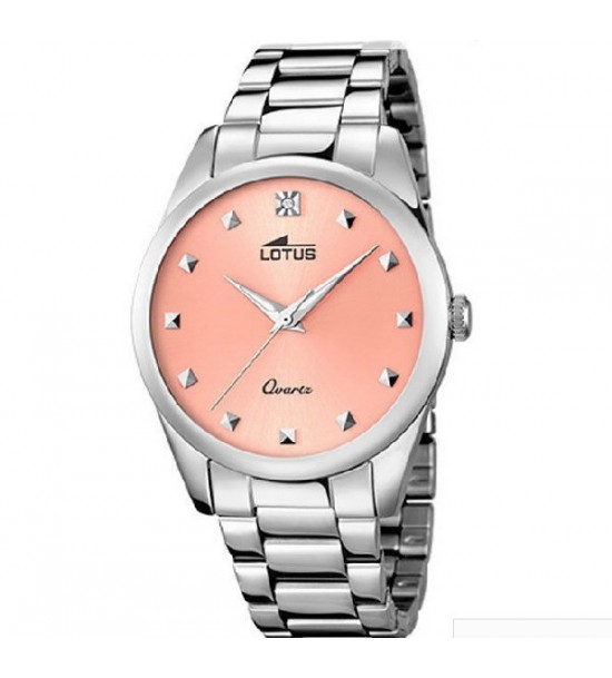 Reloj lotus mujer esfera rosa online
