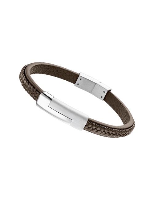 Lotus Style Pulsera Cab. Marron.