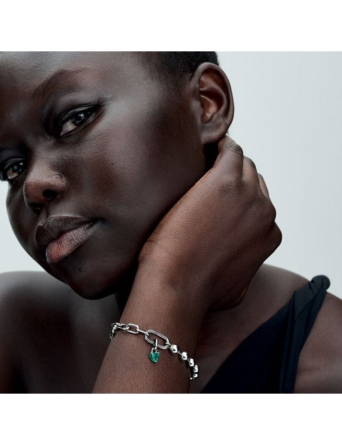 Charm Mini Colgante Pandora Me Chakra Corazón Verde