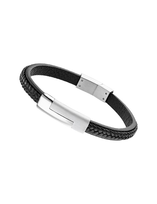 Lotus Style Pulsera Cab. Negro.