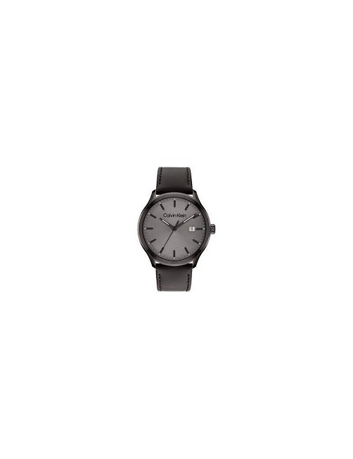 Reloj Calvin Klein Caballero Esf Gris Correa Negra