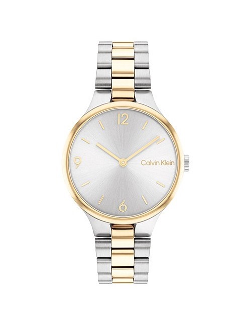 Reloj Sra Calvin Klein Cadena Bicolor Acero