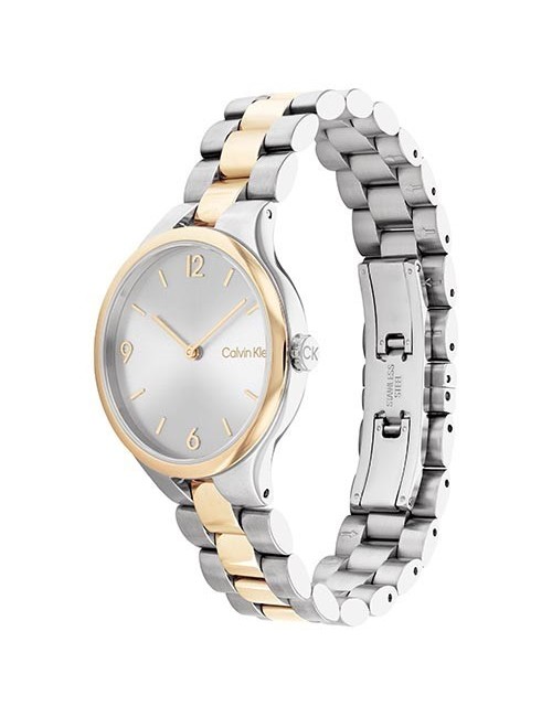 Reloj Sra Calvin Klein Cadena Bicolor Acero