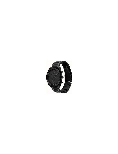 Reloj Caja y Cadena Negra Calvin Klein