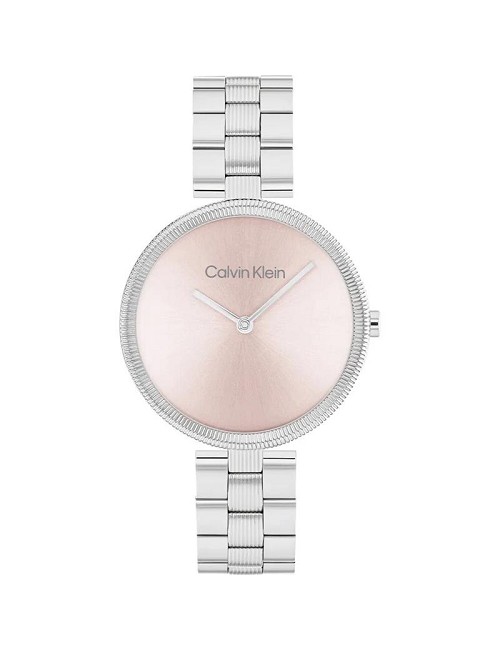 Reloj Sra Cadena Acero Esf Plateada