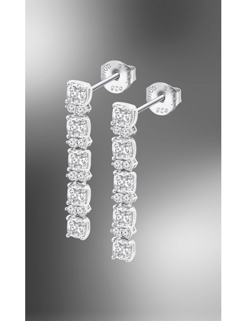 Lotus Silver Pendiente Sra. Ag Silver