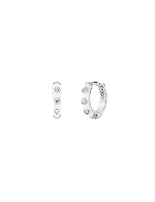 Marea Plata 925 Pendientes Girls Spring
