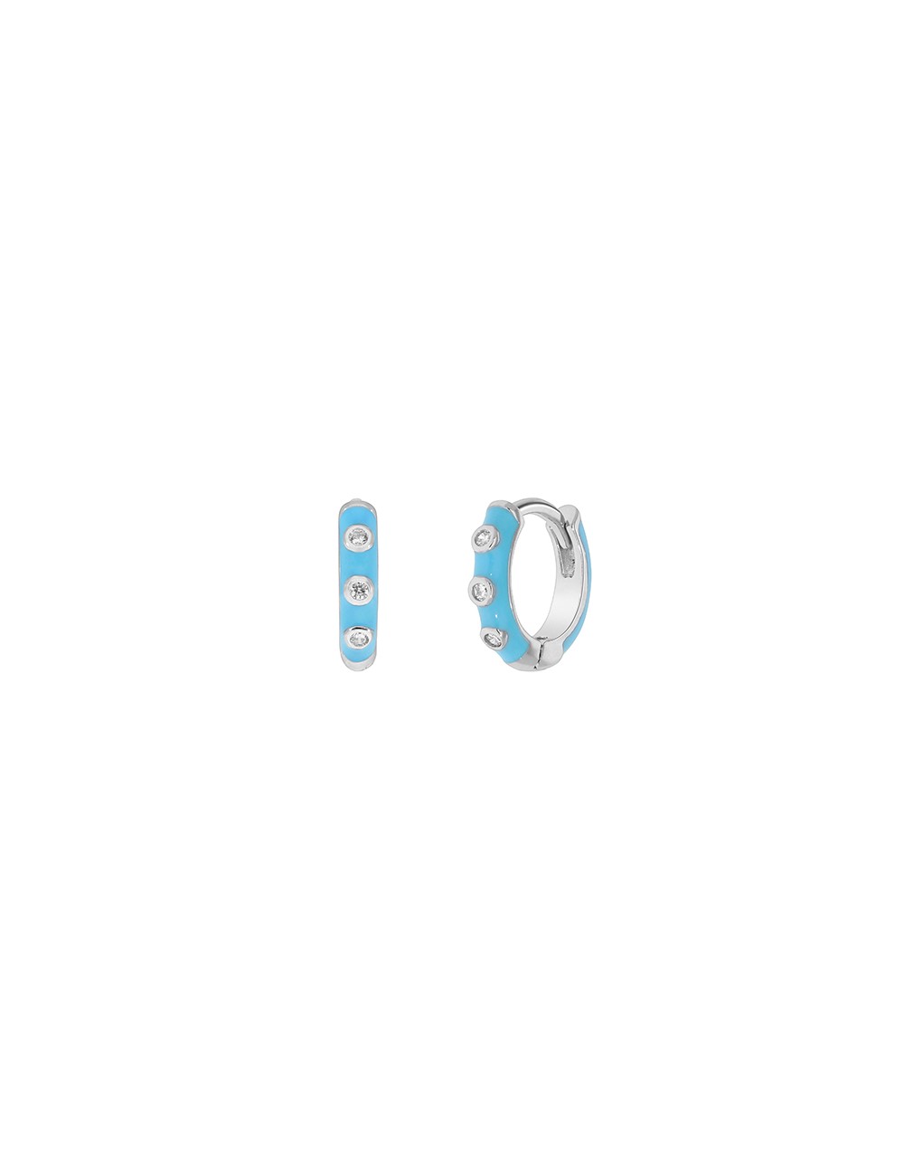 Marea Plata 925 Pendientes Girls Spring