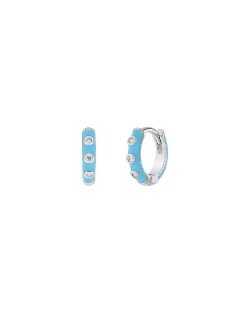 Marea Plata 925 Pendientes Girls Spring