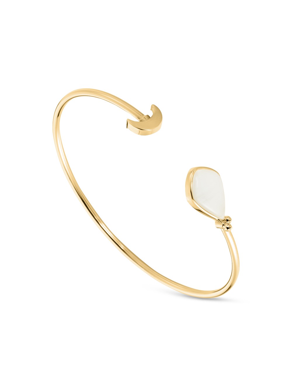 Brazalete1Crpuscul Jonc Ouvert Lune Et P