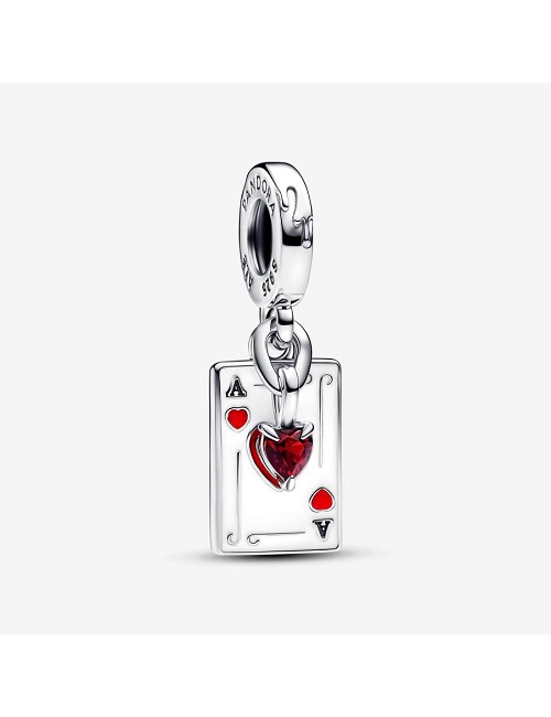 Charm Colgante Doble Reina de Corazones Villanos de Disney