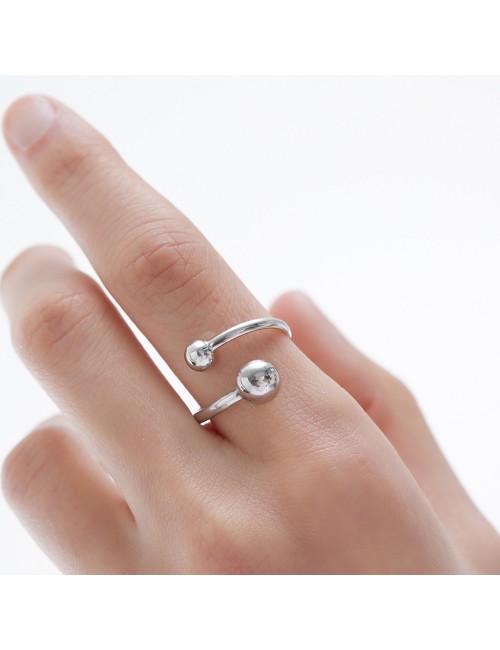 Anillo Dos Esferas