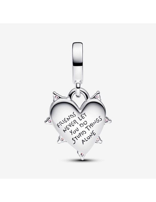Charm Colgante Doble Amistad Opalescente
