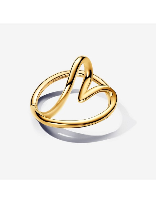 Anillo Corazón Forma Orgánica