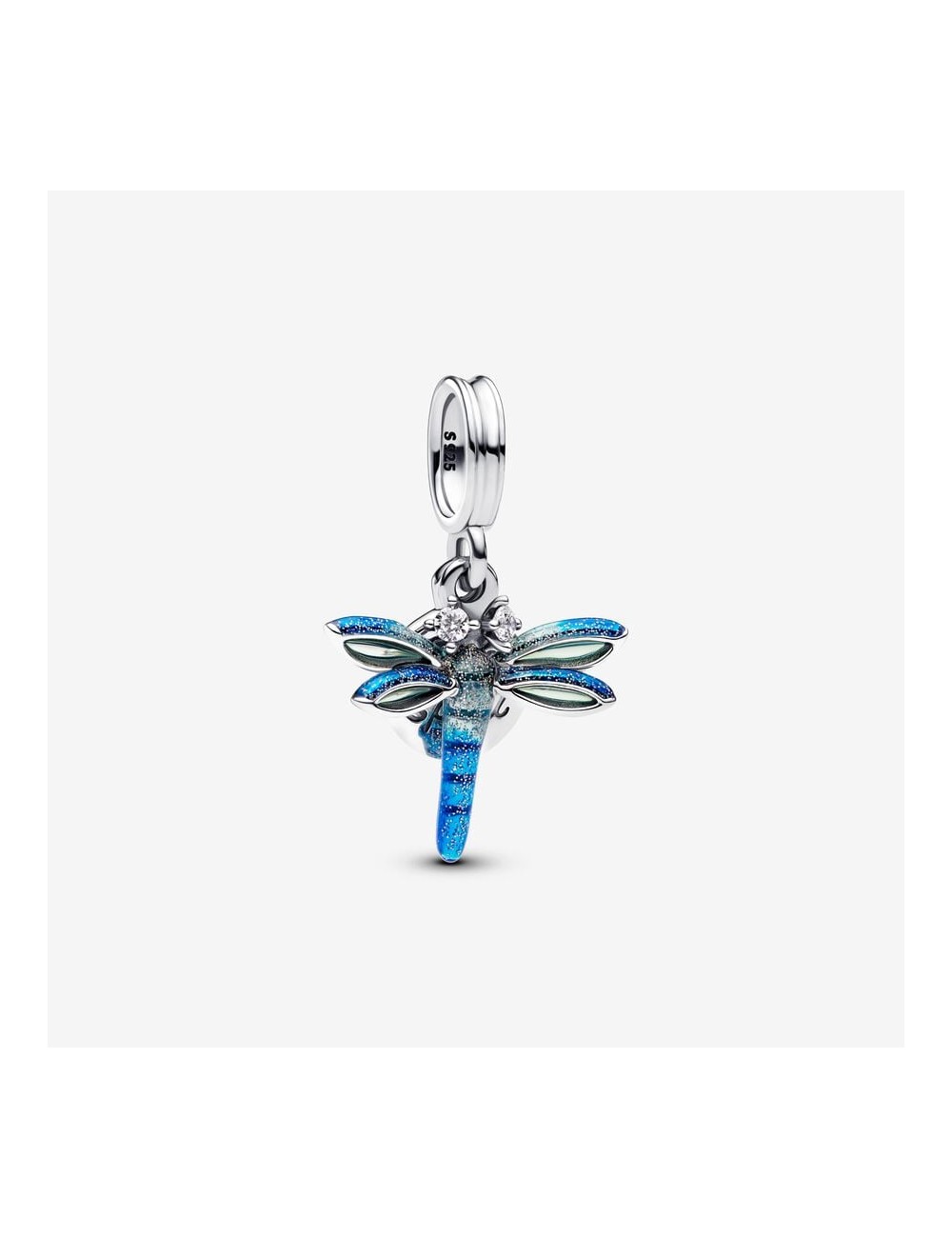 Dragonfly Sterling Silver Double