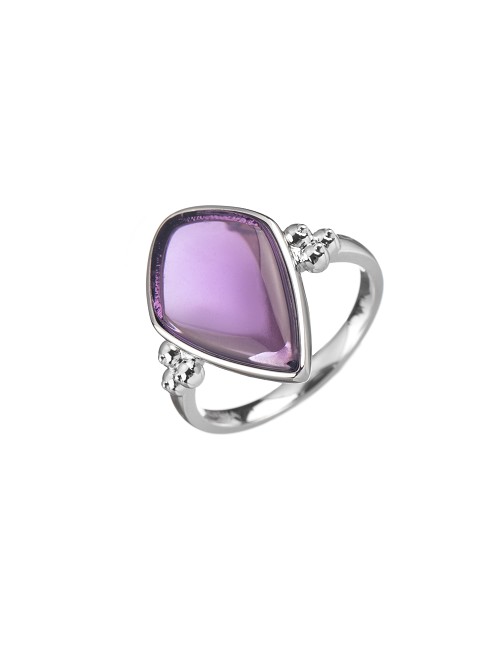 Anillo Plata Amatista