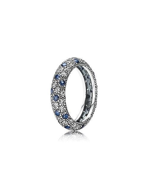 Anillo Plata Ciro Blan/Azul