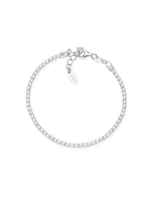 Brazalete Circo. Blanco Plata Rodio
