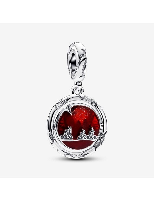 Colgante Stranger Things Giratorio Plata