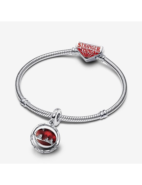 Colgante Stranger Things Giratorio Plata