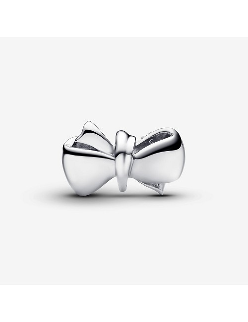 Charm Pajarita Circonita Plata