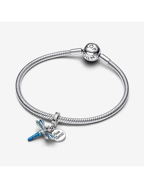 Dragonfly Sterling Silver Double