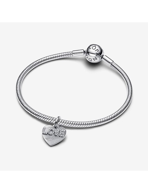 Colgante Corazon Love Plata Circonitas