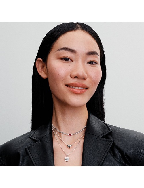 Colgante Corazon Love Plata Circonitas