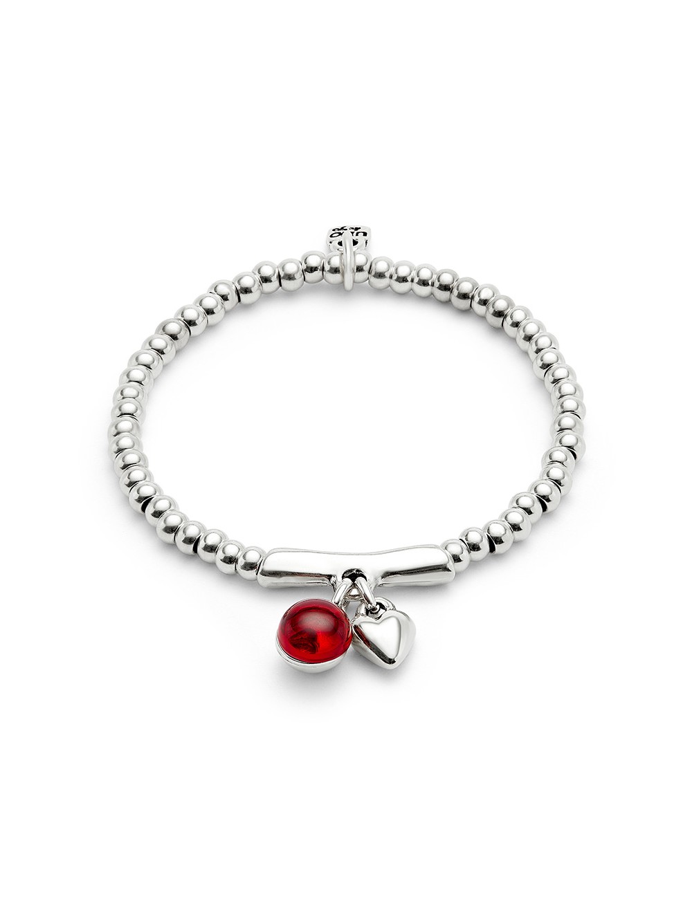Pulsera Ser Fascinante Piedra Roja