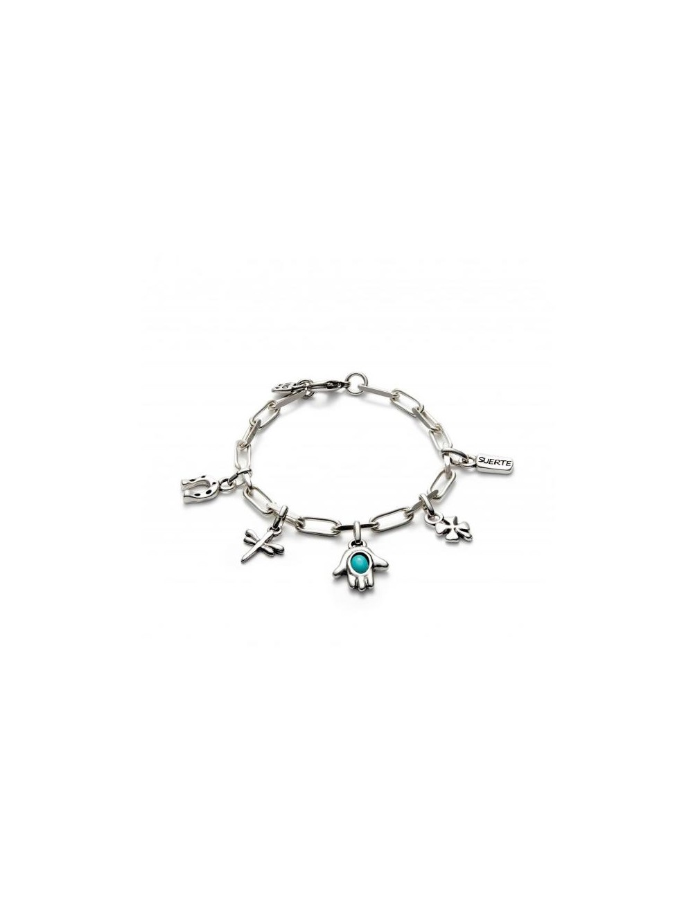 Pulsera Cadena Fina 2 Charm Libelula